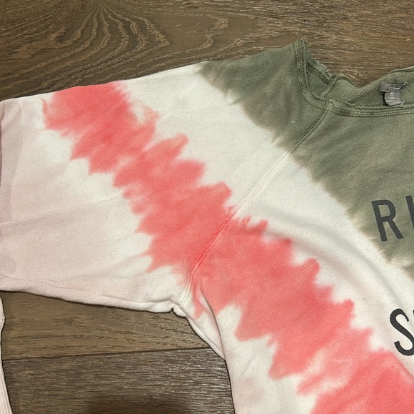 Aerie Rise & Shine Tie Dye Oversized Sweatshirt - Picture 5 of 11